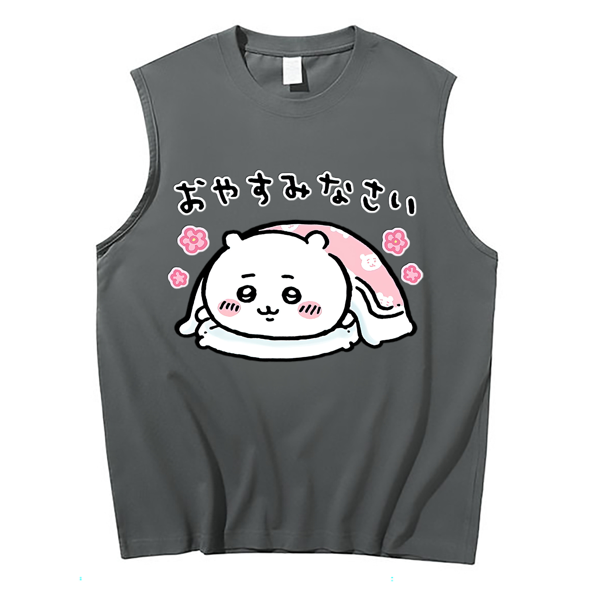 （画像用） ちいかわ ちいかわ Chii-kawa chiikawa コットン100％タンクトップ（フロントプリント）